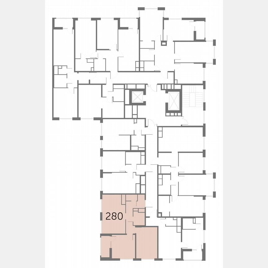 2-к. квартира, 57,6 м², 4/10 эт.