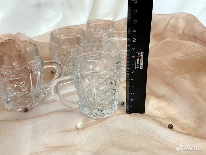 Стаканы бокалы с ручкой СССР