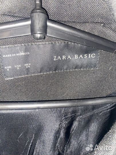 Пальто шинель бушлат zara 42