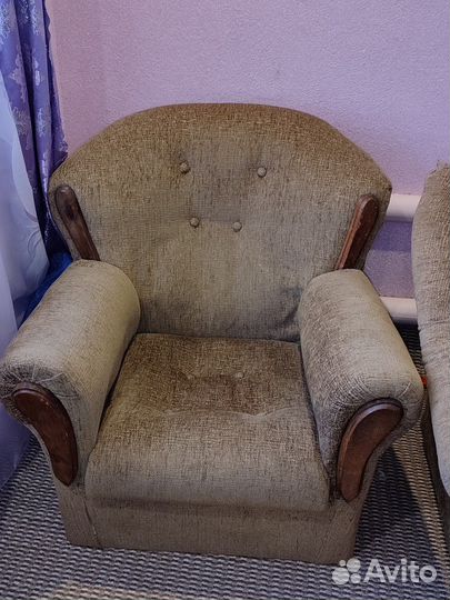 Диван и два кресла бу
