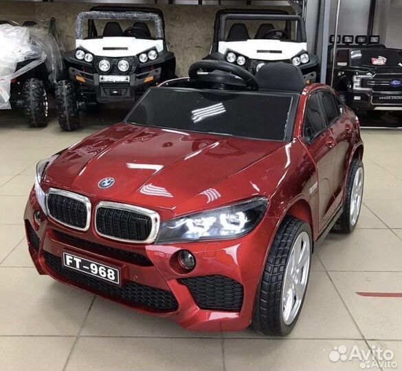 Электромобиль магазин детских машинок на пульте