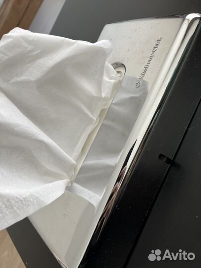 Подвесная салфетница металлик