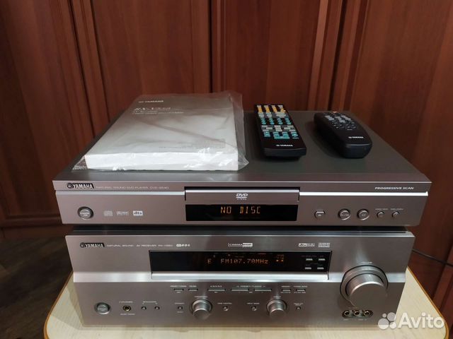 Ресивер Yamaha RX-V550, DVD-плеер Yamaha 540