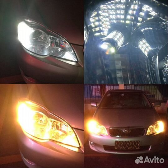 Led лампы дневные ходовые огни + поворотник
