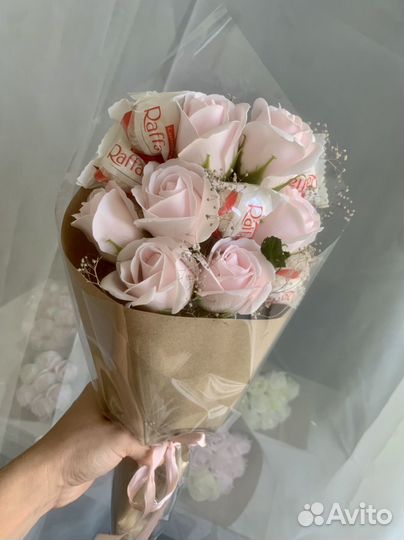 Букеты из мыльных роз воспитателю