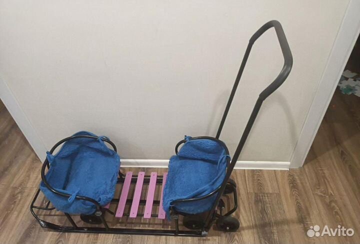 Санки двухместные