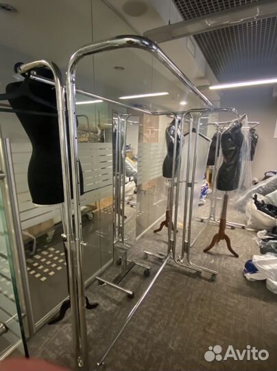 Рейлы для одежды бу