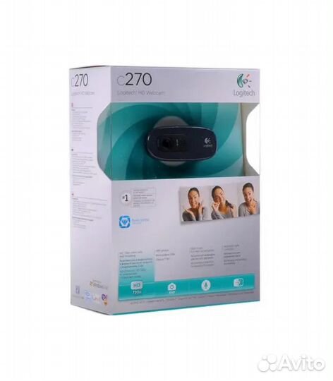 Веб-камера Logitech C270 HD, черный (960-000999)