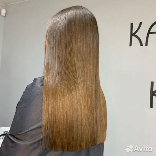 Кератиновое выпрямление волос, Ботокс,Нанопластика