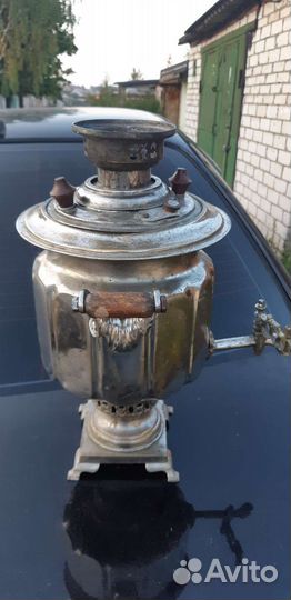 Самовар угольный старинный