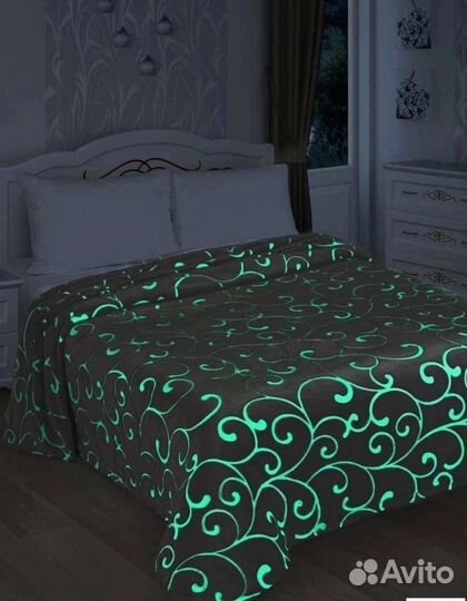 Плед светящийся в темноте