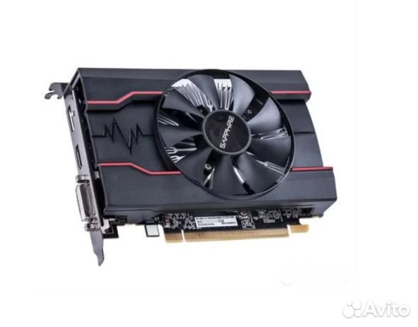 Видеокарта sapphire RX550 4 Гб, графический процес