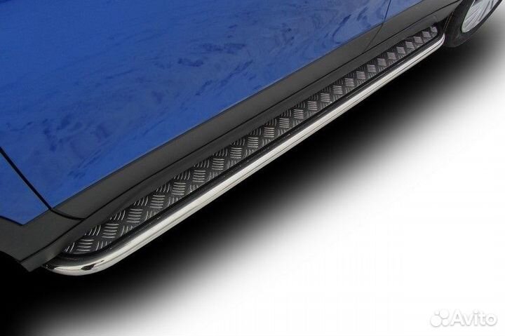 Защита порогов Suzuki SX4 (2014)