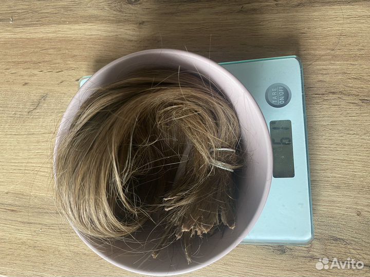 Волосы б/у 50см