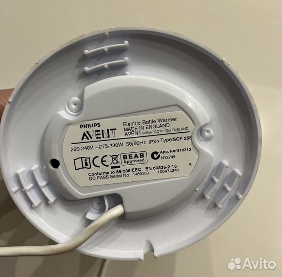 Подогреватель для бутылочек avent