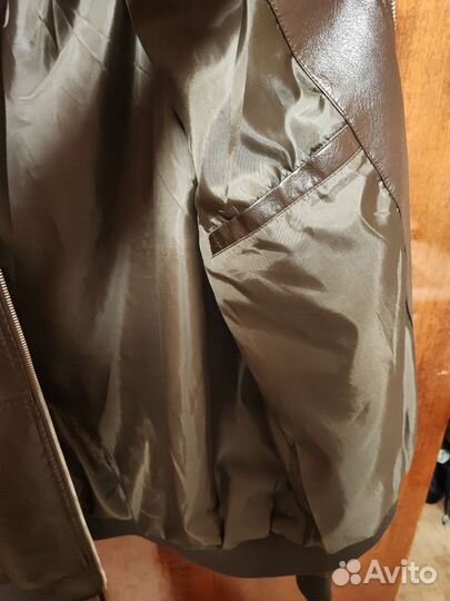 Кожаная куртка мужская