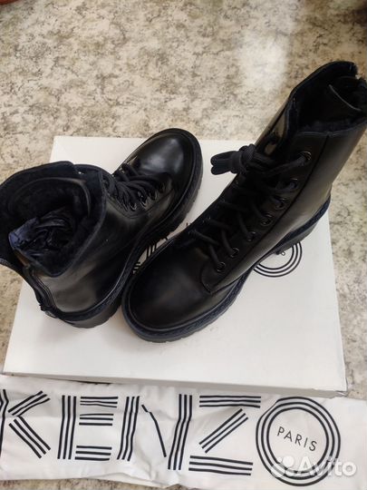 Сапоги зимние меховые женские kenzo