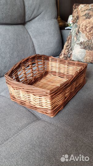 Новая плетеная корзинка для мелочей