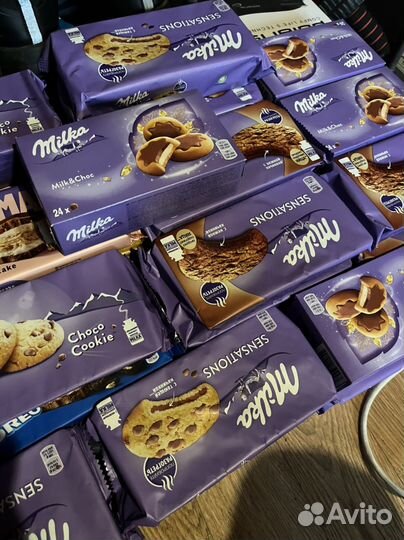 Наборы Milka (печенье / шоколад)