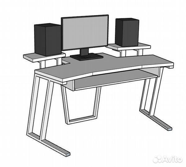 Стол звукорежиссера для студии