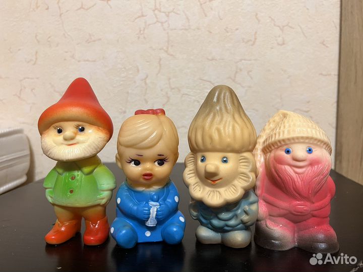 Резиновые игрушки СССР в ассортименте