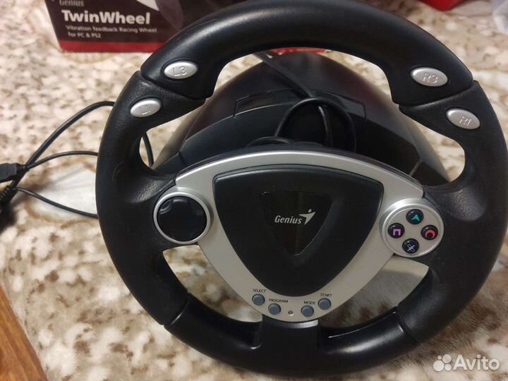 Genius twinwheel игровая приставка руль и педали