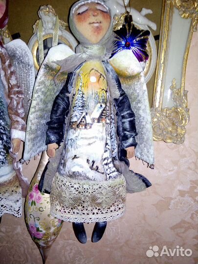 Интерьерная кукла ручной работы