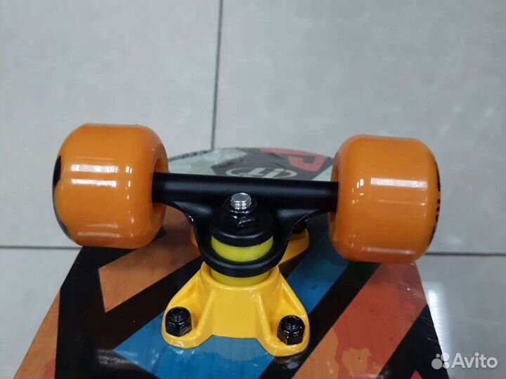 Скейтборд TT Profi чёрно-оранжевый