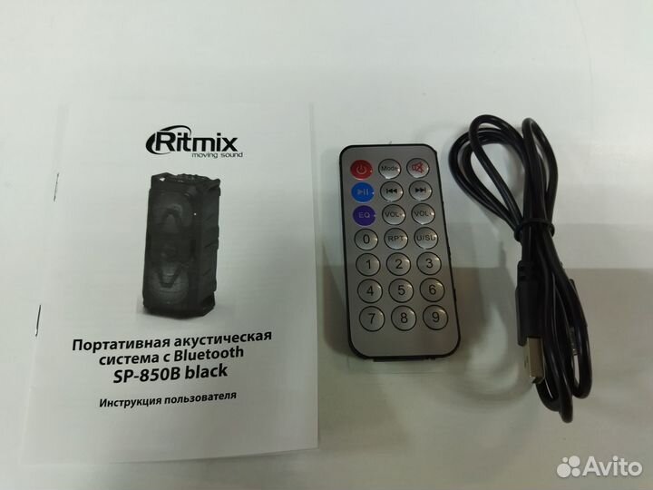 Портативная Колонка ritmix SP-850 100watt Караоке