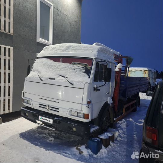 Бортовой грузовик КАМАЗ 4308 с КМУ UNIC, 2005