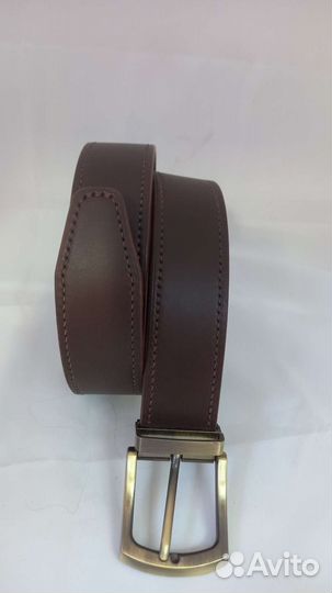Мужской кожаный ремень ручной работы