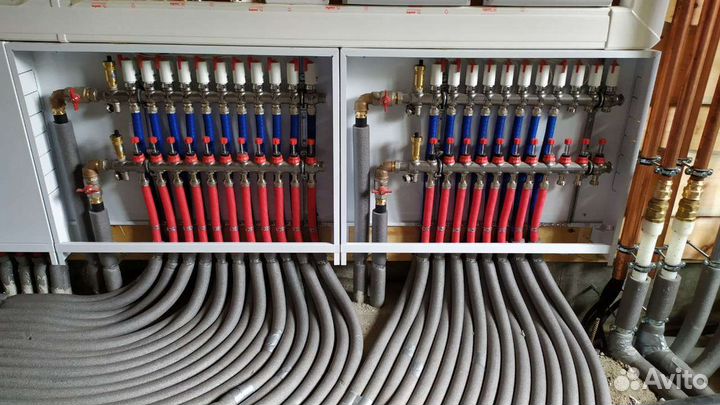Монтаж отопления, водоснабжение