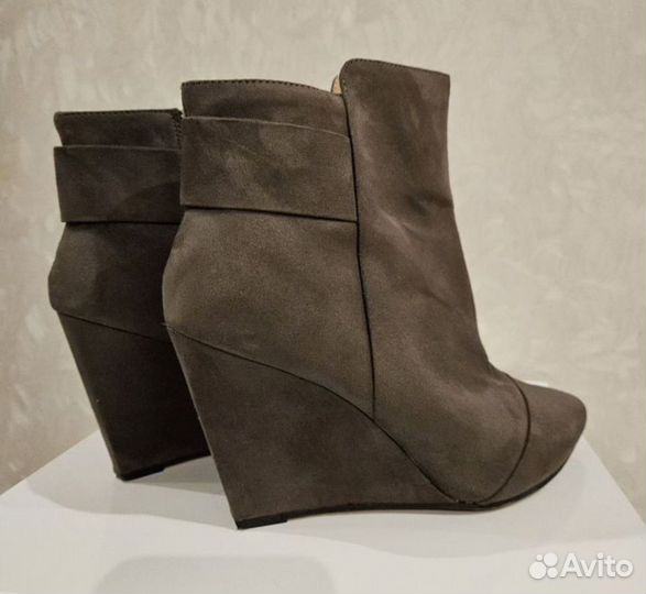 Полусапожки zara серые