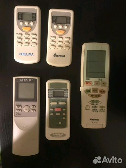 Пульт для кондиционера панасоник, неоклима,general