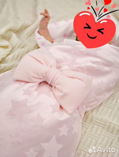 Конверт-одеяло на выписку для девочки весна