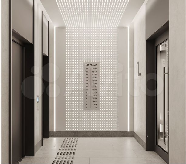 1-к. квартира, 42,8 м², 12/19 эт.