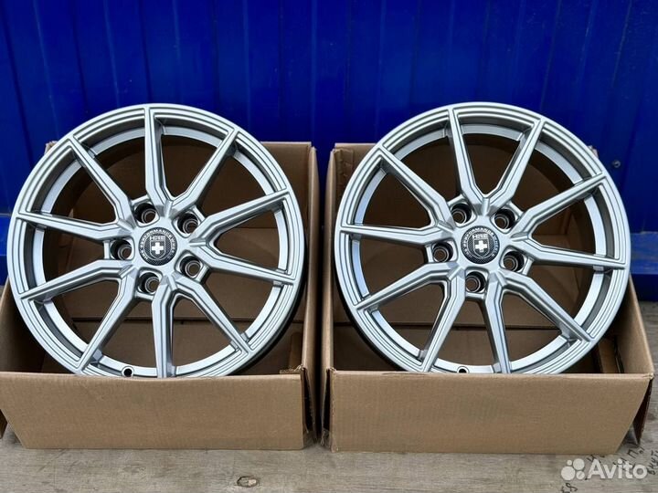 Диски r16 5x112 HRE NZ10 серебро