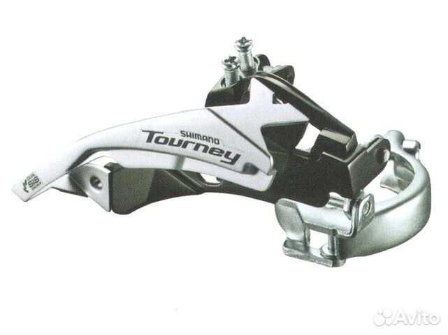 Переключатель передний Shimano Tourney FD-TY500, тяга ун, хомут ун., 42Т