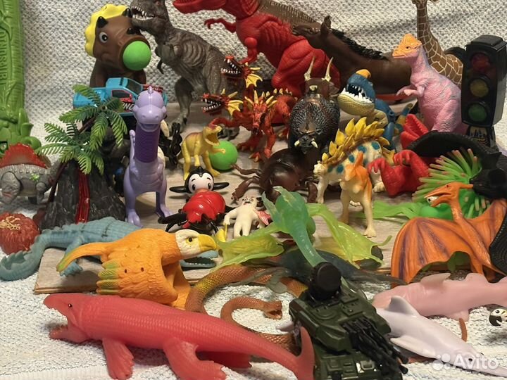 Игрушки пакетом,динозавры,антистресс,машинки