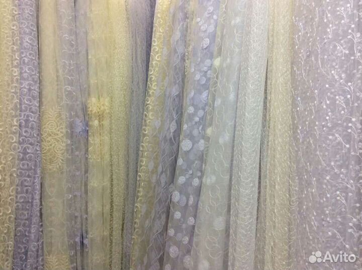 Фатин с вышивкой, готовые комплекты