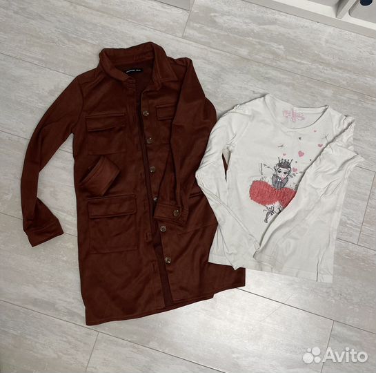 Вещи пакетом на девочку 128 (16 вещей)