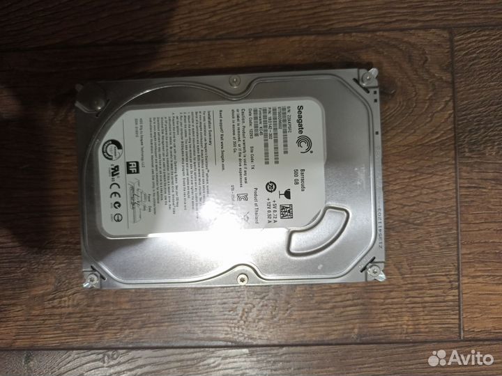 Жесткий диск seagate barracuda 500 гб