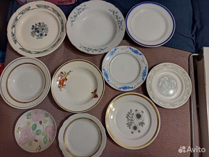 Тарелки СССР разные