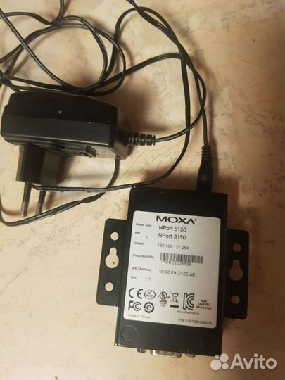 Преобразователь интерфейсов moxa NPort 5150