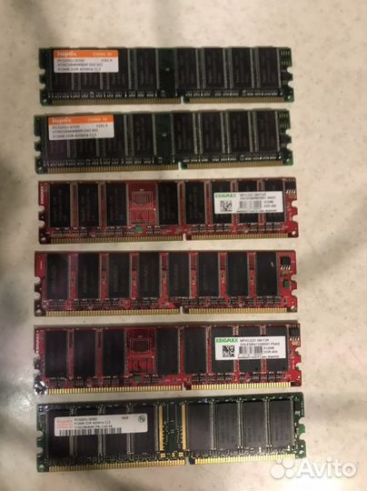 Оперативная память PC3200, ddr 400, 512 mb