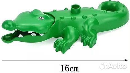 Крокодил. Детский конструктор аналог Lego Duplo