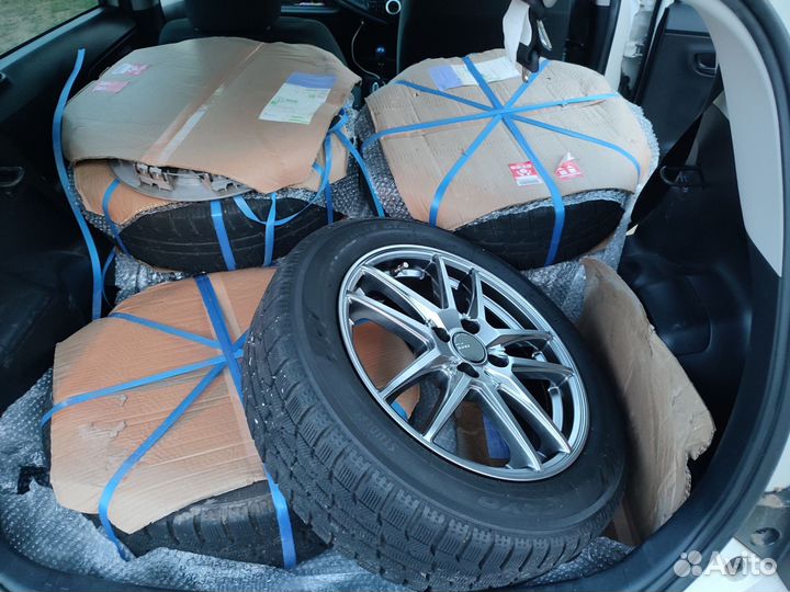 Литье на 16 с зимней резиной