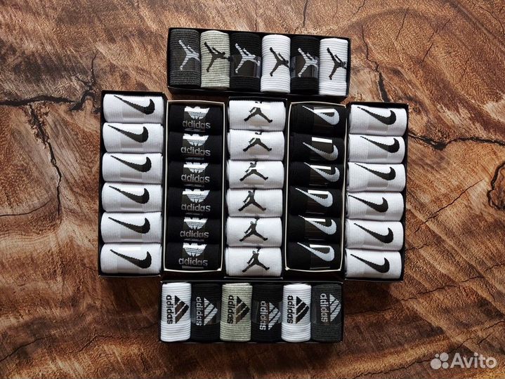 Носки Nike Adidas Jordan Reebok