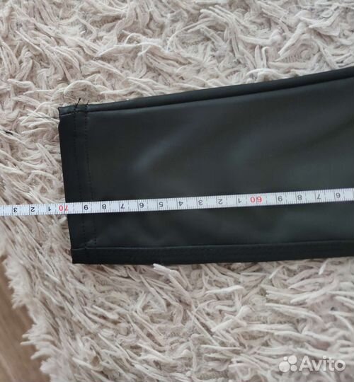 Лосины для девочки 4-6 лет из экокожи