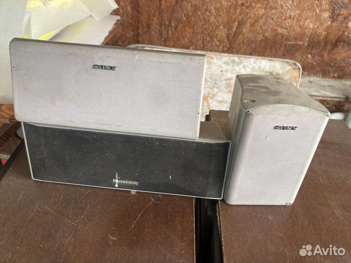Колонки Sony и Panasonik